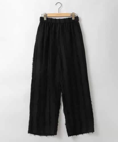 ZMLGE22110 al'aise modulation 【セットアップ対応】フリンジジャカードパンツ