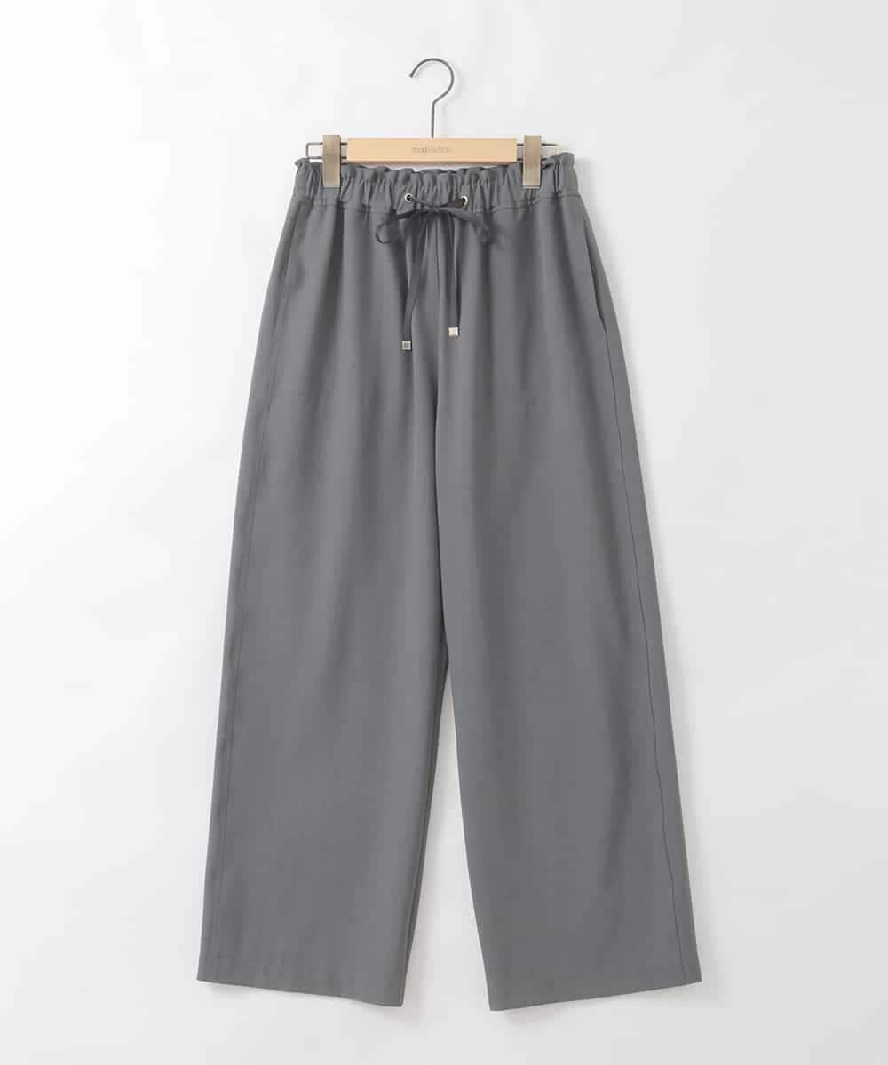 ZMLGE22128 al'aise modulation(アレーズモジュレーション) ドロストイージーパンツ ダークグレー