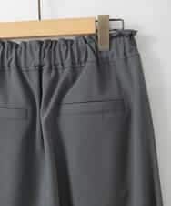 ZMLGE25128 al'aise modulation(アレーズモジュレーション) ウエストギャザーバレルワイドパンツ ダークグレー