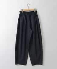 ZMLGE27128 al'aise modulation(アレーズモジュレーション) ポイントレースジャージーバレルパンツ ネイビー