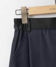 ZMLGE27128 al'aise modulation(アレーズモジュレーション) ポイントレースジャージーバレルパンツ ネイビー