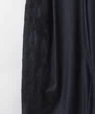 ZMLGE27128 al'aise modulation(アレーズモジュレーション) ポイントレースジャージーバレルパンツ ネイビー