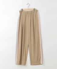 ZMLGE28170 al'aise modulation(アレーズモジュレーション) サイドラインイージーパンツ ベージュ