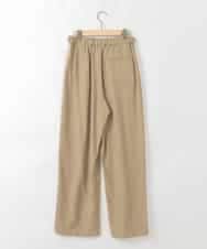 ZMLGE28170 al'aise modulation(アレーズモジュレーション) サイドラインイージーパンツ ベージュ