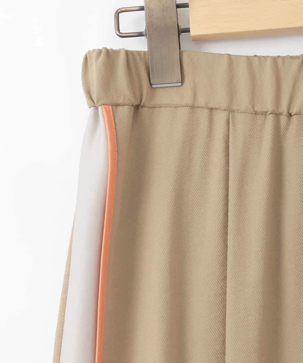 ZMLGE28170 al'aise modulation(アレーズモジュレーション) サイドラインイージーパンツ ベージュ