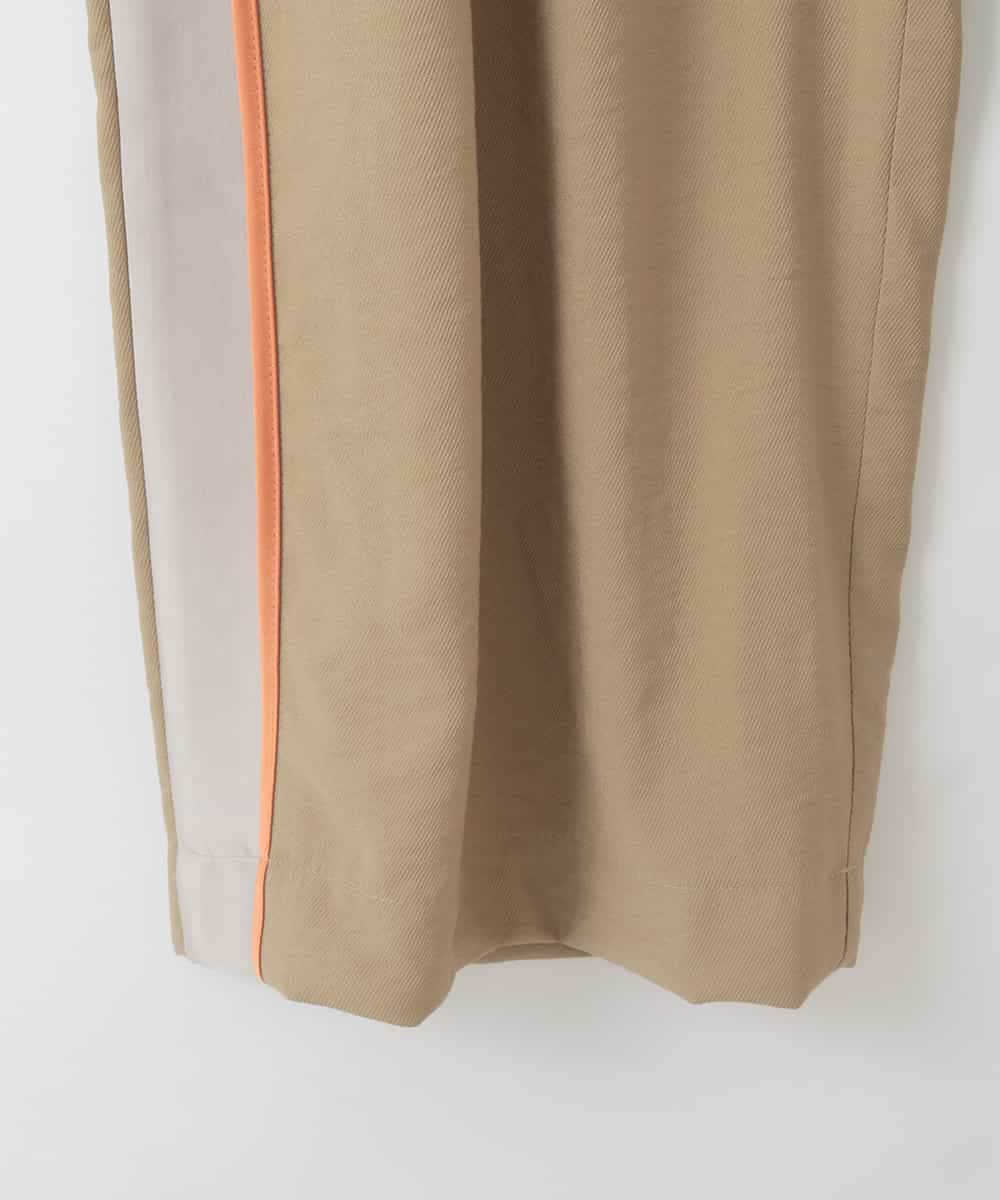 ZMLGE28170 al'aise modulation(アレーズモジュレーション) サイドラインイージーパンツ ベージュ