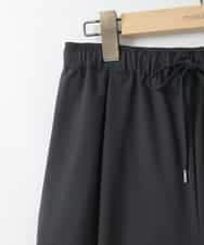 ZMLGE37090 al'aise modulation(アレーズモジュレーション) 【洗える/UV】ストレッチイージーワイドパンツ ブラック