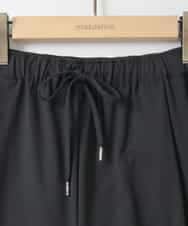 ZMLGE37090 al'aise modulation(アレーズモジュレーション) 【洗える/UV】ストレッチイージーワイドパンツ ブラック