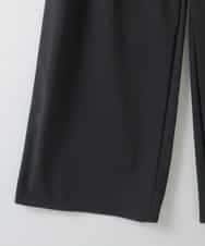 ZMLGE37090 al'aise modulation(アレーズモジュレーション) 【洗える/UV】ストレッチイージーワイドパンツ ブラック