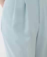 ZMLGN02150 al'aise modulation(アレーズモジュレーション) サスペンダー付きタックパンツ ライトブルー