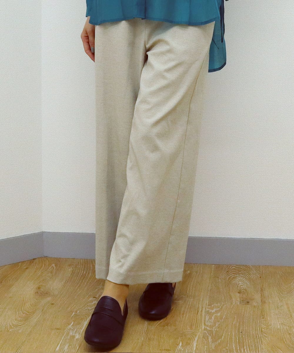 ZMLGQ28138 al'aise modulation(アレーズモジュレーション) シェルタリングワイドパンツ ベージュ