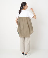 ZMLGQ28138 al'aise modulation(アレーズモジュレーション) シェルタリングワイドパンツ ベージュ