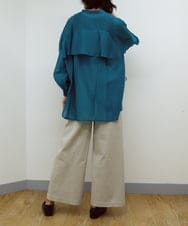 ZMLGQ28138 al'aise modulation(アレーズモジュレーション) シェルタリングワイドパンツ ベージュ
