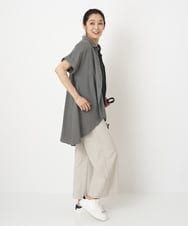 ZMLGQ28138 al'aise modulation(アレーズモジュレーション) シェルタリングワイドパンツ ベージュ