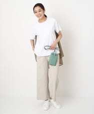 ZMLGQ28138 al'aise modulation(アレーズモジュレーション) シェルタリングワイドパンツ ベージュ