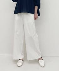 ZMLGQ28138 al'aise modulation(アレーズモジュレーション) シェルタリングワイドパンツ ホワイト