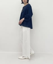 ZMLGQ28138 al'aise modulation(アレーズモジュレーション) シェルタリングワイドパンツ ホワイト