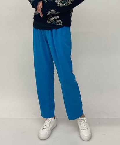 ZMLGW04098  ウエストピンタックテーパードパンツ