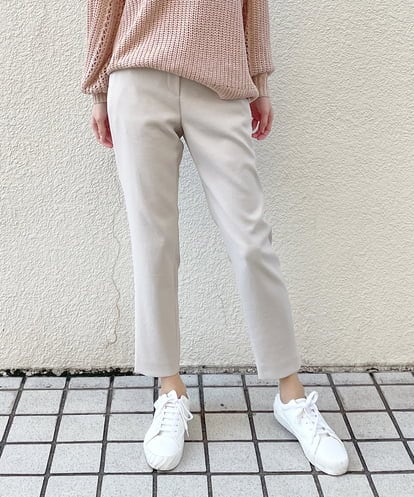 ZMLGW20150 al'aise modulation 【日本製】ウォッシャブルテーパードパンツ