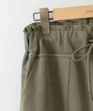 ZMLHB43138 al'aise modulation(アレーズモジュレーション) ジョイントデザインバレルレッグパンツ カーキ