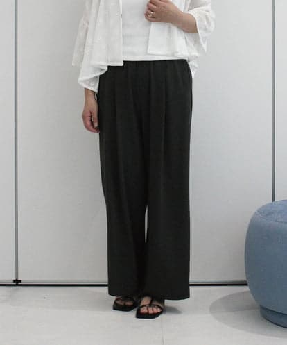 ZMLHB54148  グログランリボンタックワイドパンツ