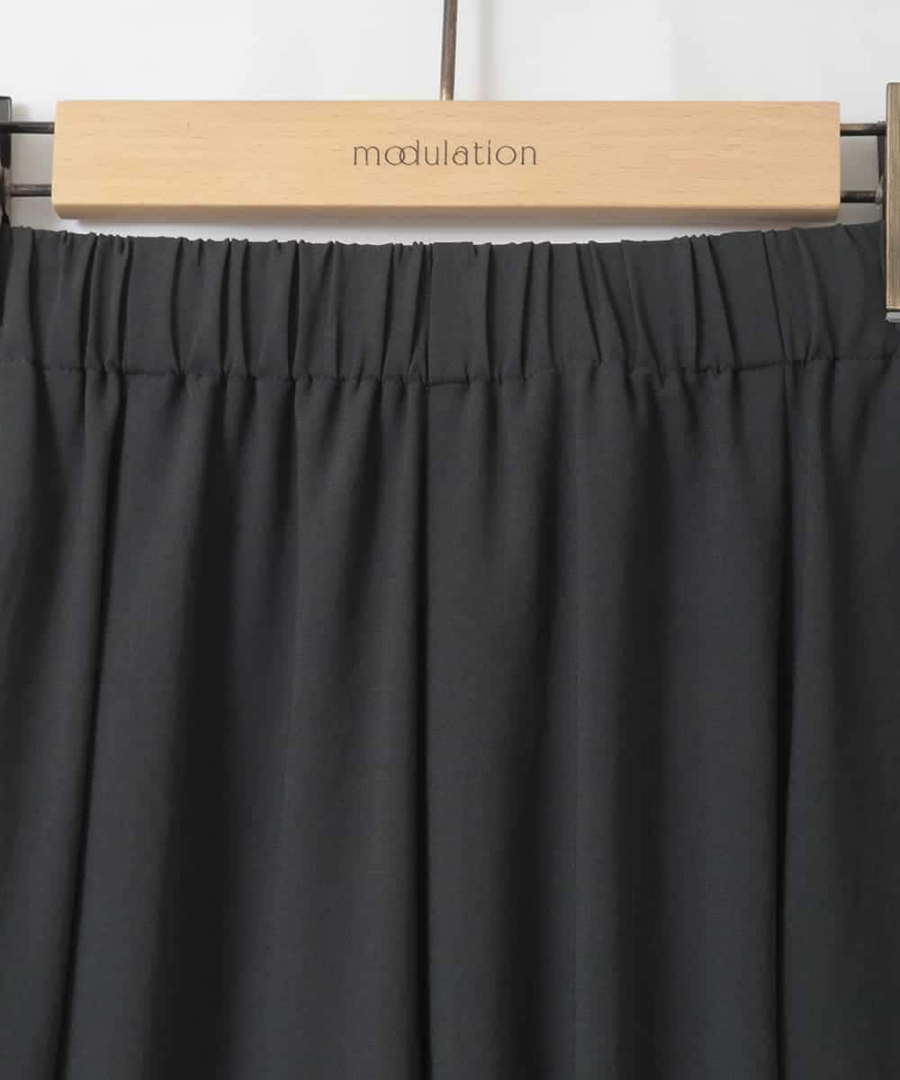 ZMLHE14160 al'aise modulation(アレーズモジュレーション) バレルドレープパンツ ダークグレー