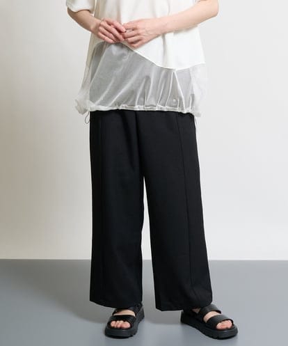 ZMLHW34165 al'aise modulation ウエストリボンワイドパンツ