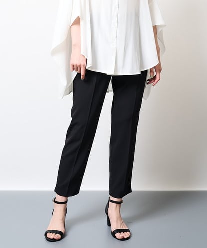 ZMLHW41138 al'aise modulation 【セットアップ可能】センタープリーツテーパードパンツ