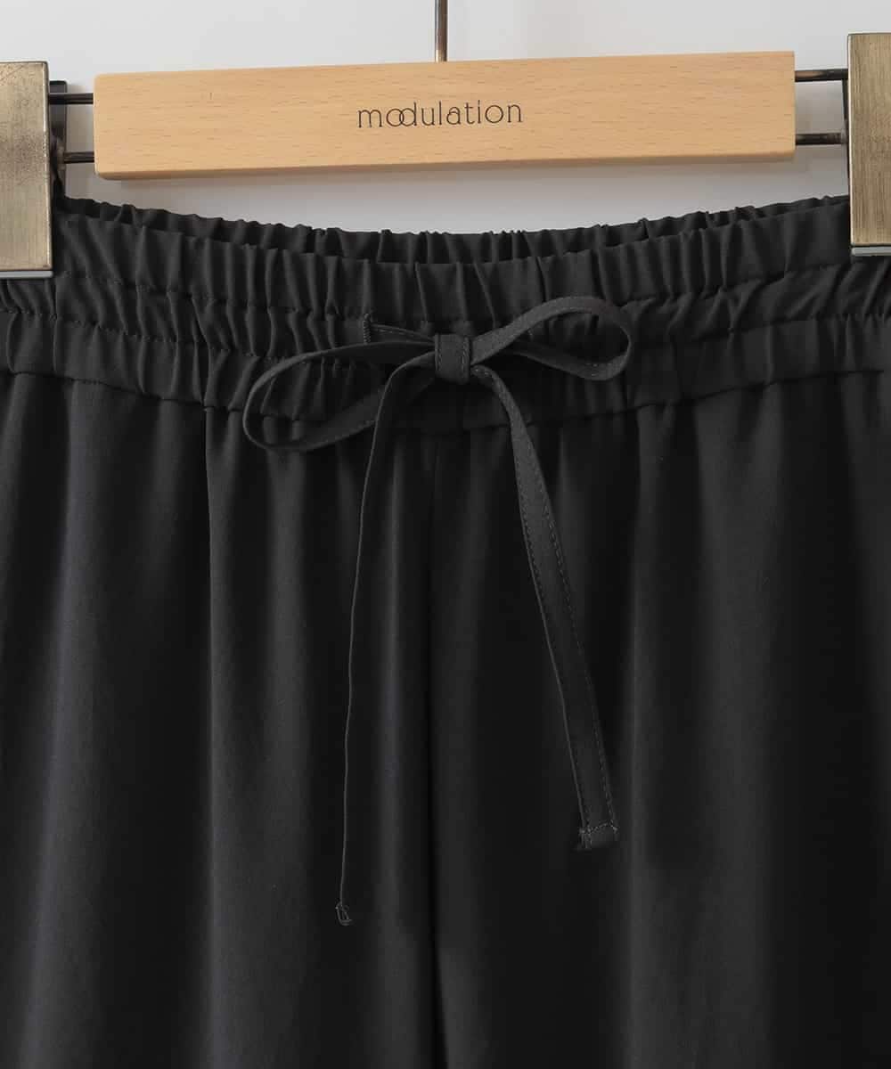 ZMLIB72148 al'aise modulation(アレーズモジュレーション) エアリーワイドシルエットパンツ ダークグレー