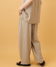 ZMLIE02160 al'aise modulation(アレーズモジュレーション) タックドレープバレルワイドパンツ ベージュ