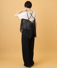 ZMLIE02160 al'aise modulation(アレーズモジュレーション) タックドレープバレルワイドパンツ ブラック
