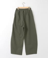 ZMLJB05128 al'aise modulation(アレーズモジュレーション) カーブフォルムストレッチイージーパンツ カーキ