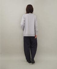 ZMLJB05128 al'aise modulation(アレーズモジュレーション) カーブフォルムストレッチイージーパンツ ダークグレー