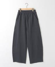 ZMLJB05128 al'aise modulation(アレーズモジュレーション) カーブフォルムストレッチイージーパンツ ダークグレー