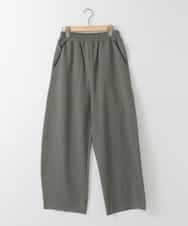 ZMLJB05128 al'aise modulation(アレーズモジュレーション) カーブフォルムストレッチイージーパンツ カーキ