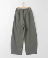 ZMLJB05128 al'aise modulation(アレーズモジュレーション) カーブフォルムストレッチイージーパンツ カーキ