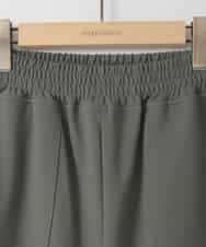 ZMLJB05128 al'aise modulation(アレーズモジュレーション) カーブフォルムストレッチイージーパンツ カーキ