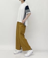 ZMLJT01099 al'aise modulation(アレーズモジュレーション) 【日本製】ソフトベイカーパンツ ベージュ