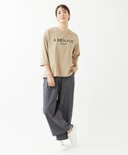 ZMLJT01099 al'aise modulation(アレーズモジュレーション) 【日本製】ソフトベイカーパンツ ダークグレー