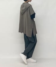 ZMLJT04150 al'aise modulation(アレーズモジュレーション) 【日本製】センタープレスラインパンツ グレー