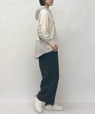 ZMLJT04150 al'aise modulation(アレーズモジュレーション) 【日本製】センタープレスラインパンツ グレー