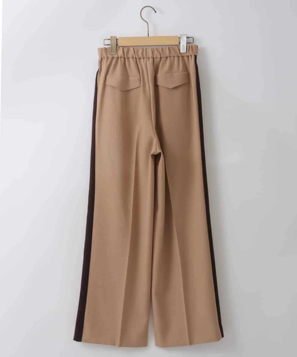 ZMLJT04150 al'aise modulation(アレーズモジュレーション) 【日本製】センタープレスラインパンツ ベージュ