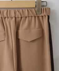 ZMLJT04150 al'aise modulation(アレーズモジュレーション) 【日本製】センタープレスラインパンツ ベージュ