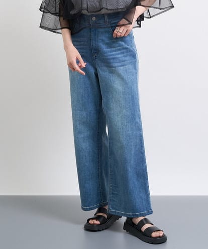 ZMLTB42140 al'aise modulation リラクシーワイドデニムパンツ