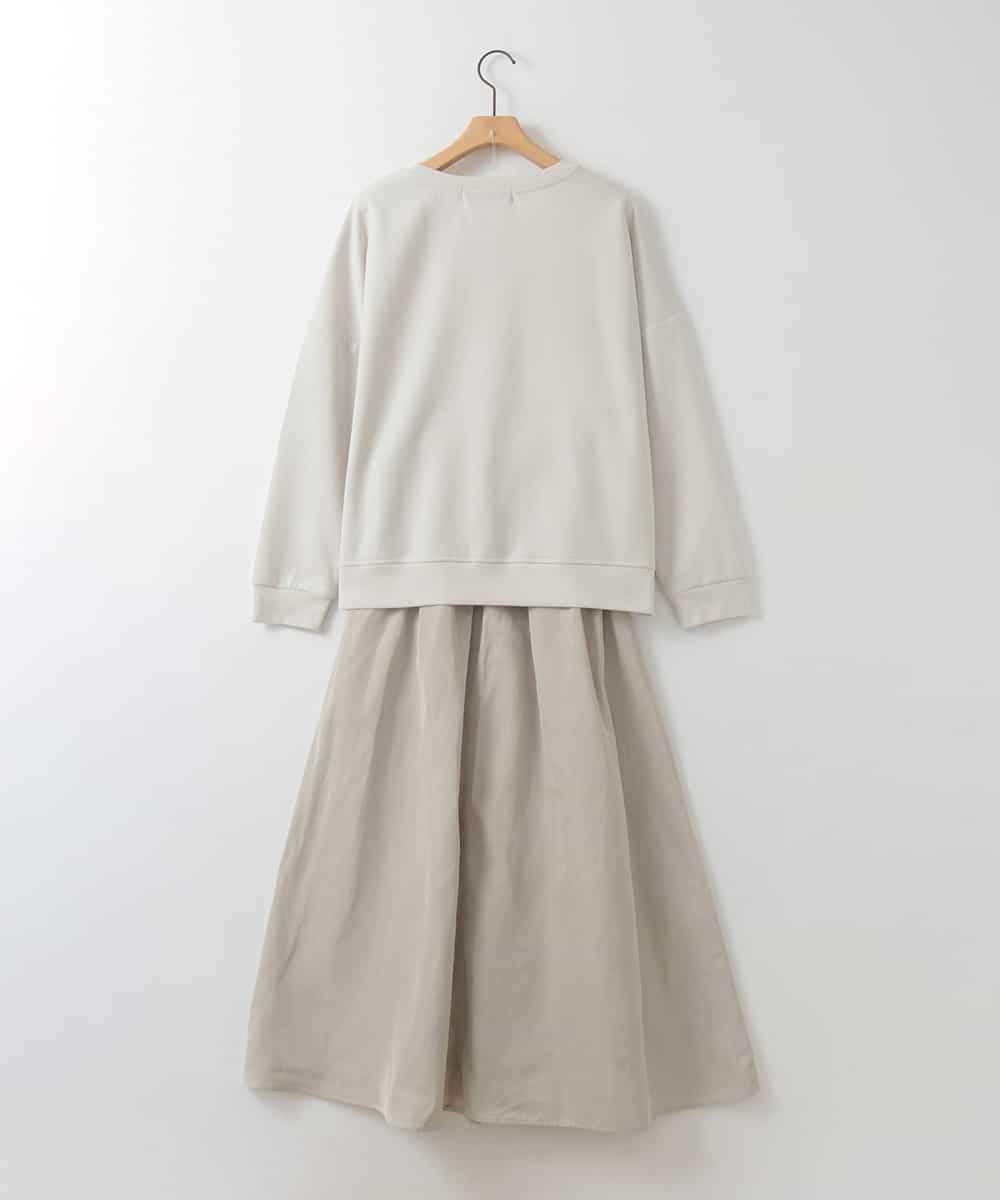 ZMNGE10170 al'aise modulation(アレーズモジュレーション) ジップデザインセットアップ アイボリー