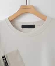 ZMNGE10170 al'aise modulation(アレーズモジュレーション) ジップデザインセットアップ アイボリー