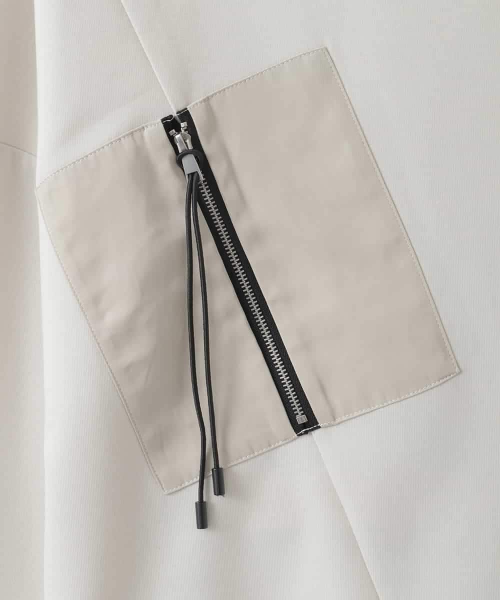 ZMNGE10170 al'aise modulation(アレーズモジュレーション) ジップデザインセットアップ アイボリー