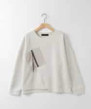 ZMNGE10170 al'aise modulation(アレーズモジュレーション) ジップデザインセットアップ アイボリー