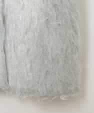 ZMSAW05140 al'aise modulation(アレーズモジュレーション) 【抗菌防臭】やわらかジャギーニットベスト ライトグレー