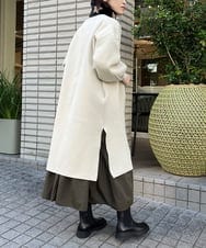 ZMSAW09160 al'aise modulation(アレーズモジュレーション) バルーンスリーブカーディガン ベージュ